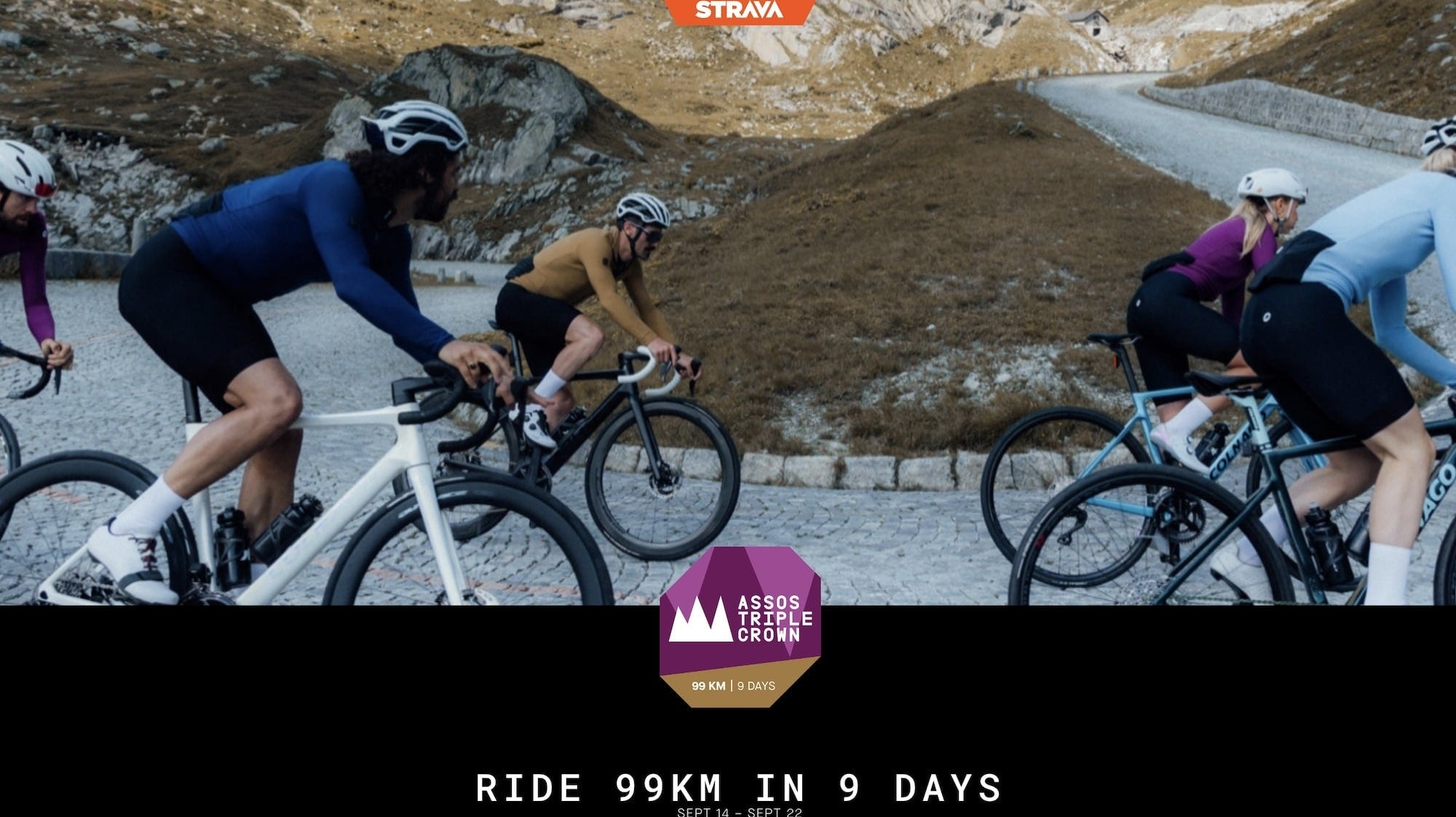 ASSOS TRIPLE CROWN / STRAVA CHALLENGE キャンペーン開催