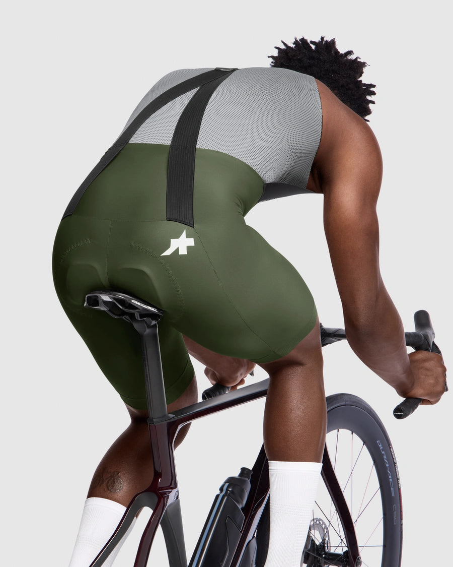 MILLE GT BIB SHORTS S11 moss green(標準グレード / エンデュランス ビブショーツ / パッド厚12mm)