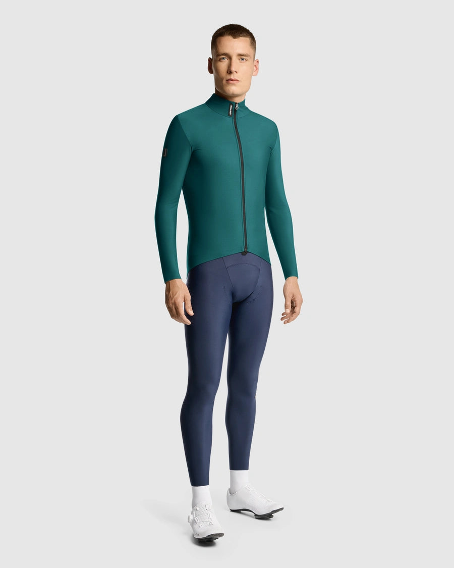 【OUTLET】2025 MILLE GT SPRING FALL LS JERSEY C2 foundation green(全体が柔らかなフリース生地の、秋向けの長袖ジャージ)