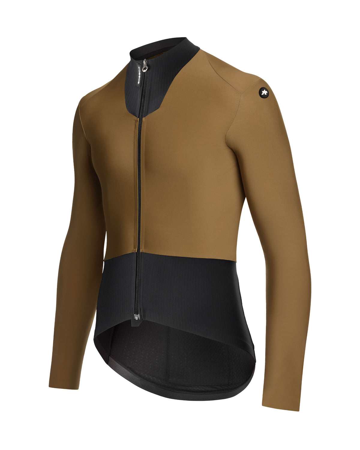 EQUIPE R SPRING FALL JERSEY S11 jupiter gold(フリース素材に背面メッシュを組み合わせた、秋向けのエアロフィット長袖ジャージ)