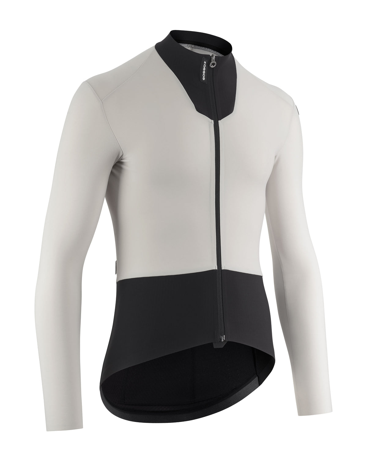EQUIPE R SPRING FALL JERSEY S11 almond milk(フリース素材に背面メッシュを組み合わせた、秋向けのエアロフィット長袖ジャージ)