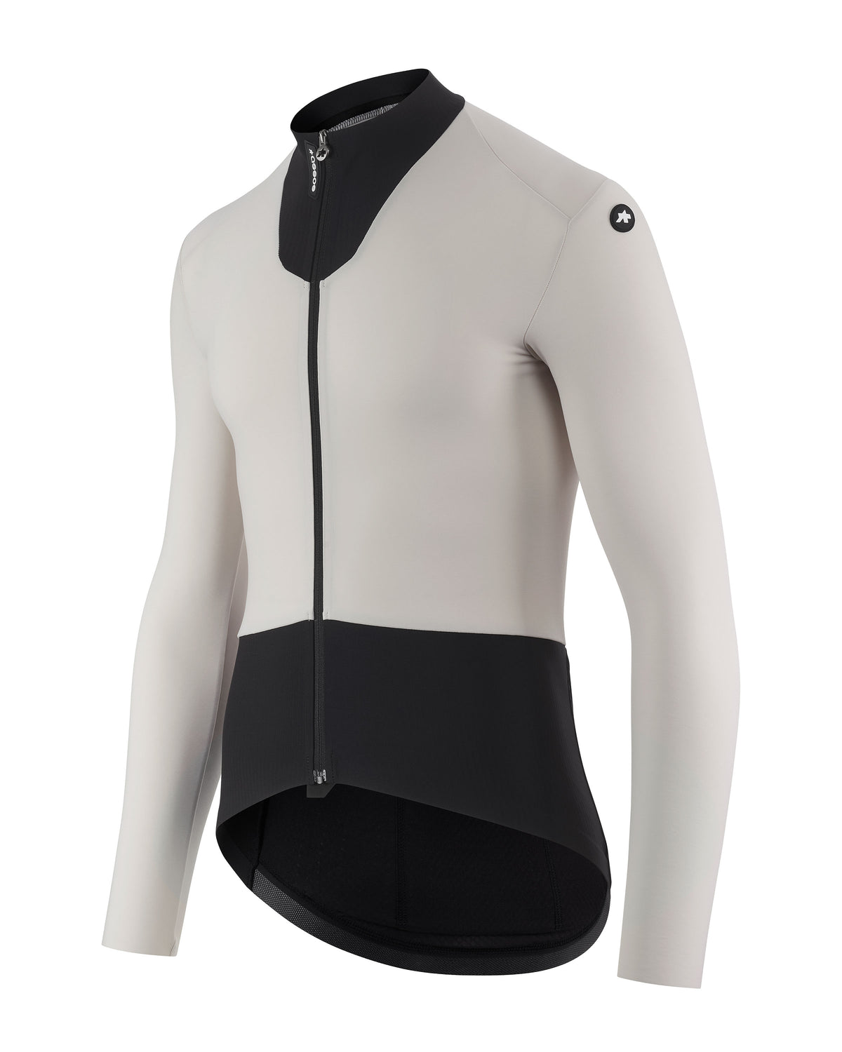 EQUIPE R SPRING FALL JERSEY S11 almond milk(フリース素材に背面メッシュを組み合わせた、秋向けのエアロフィット長袖ジャージ)