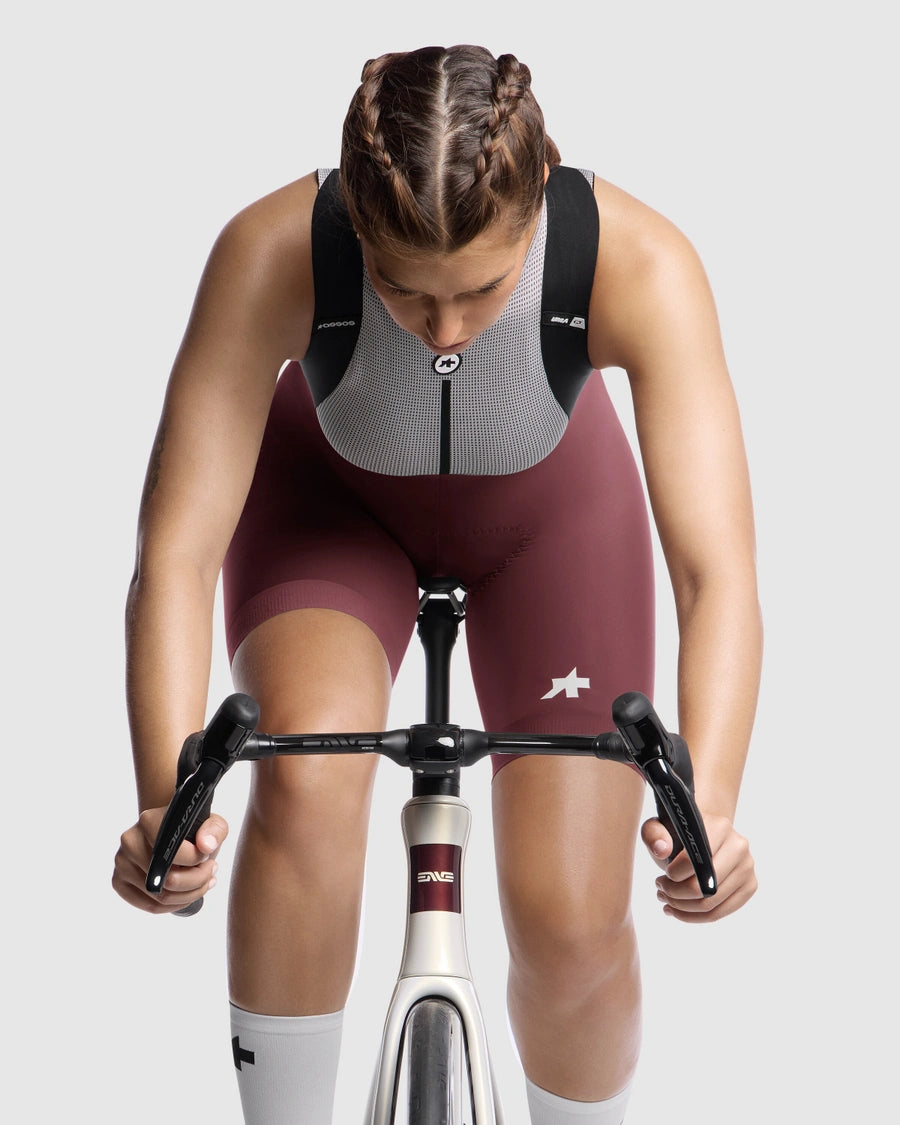 UMA GT BIB SHORTS S11 burgundy red(標準グレード / レディース エンデュランス ビブショーツ / パッド厚12mm)