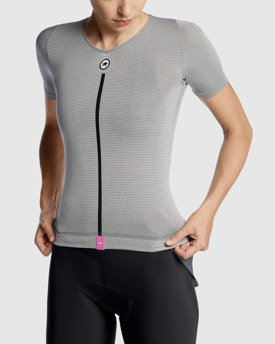 【OUTLET】2025 WOMEN'S V-NECK / SUMMER SS SKIN LAYER P1(さらっと自然な着心地の、夏向け 半袖インナー)/ 0サイズ限り