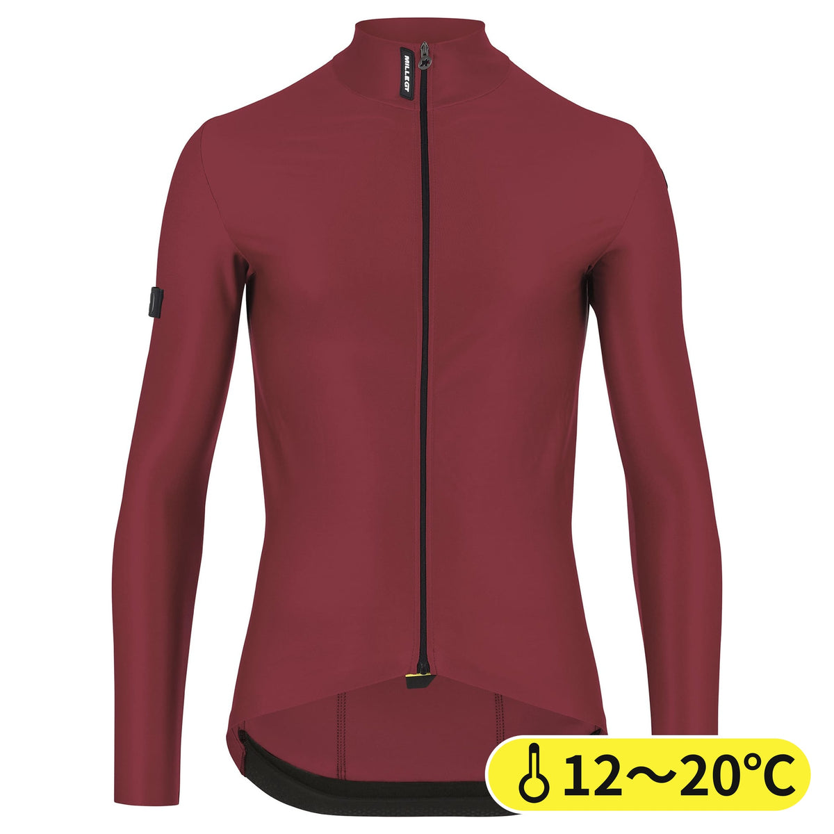 【OUTLET】2023 MILLE GT SPRING FALL LS JERSEY C2 bolgheri red(フリース生地で柔らかな長袖ジャージ)