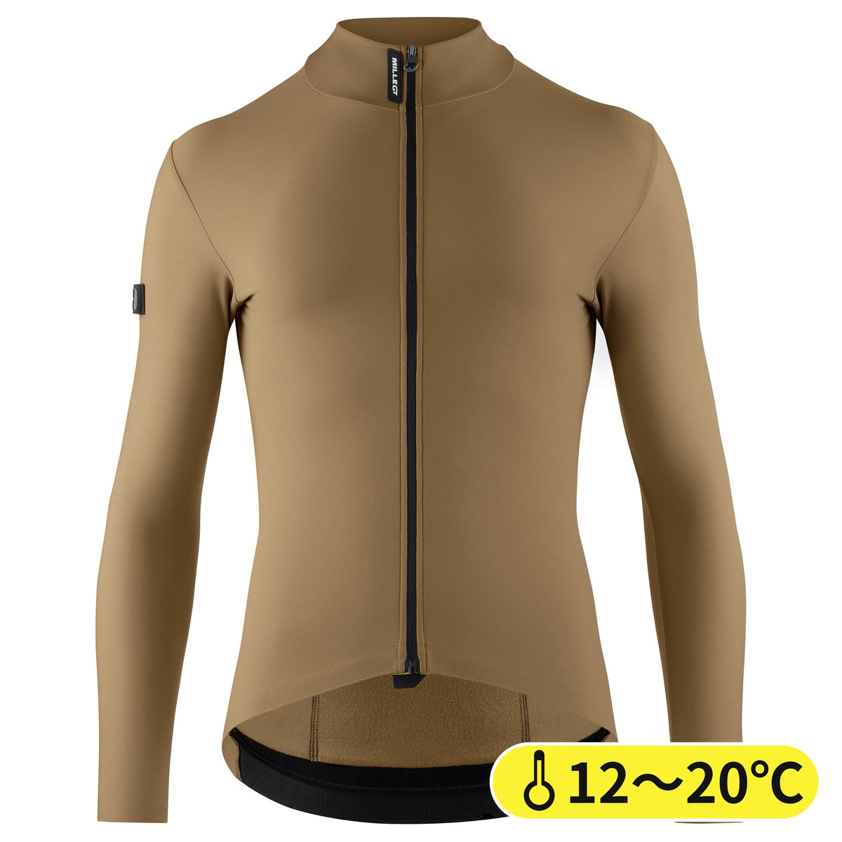【OUTLET】2025 MILLE GT SPRING FALL LS JERSEY C2 bronze ash(全体が柔らかなフリース生地の、秋向けの長袖ジャージ)