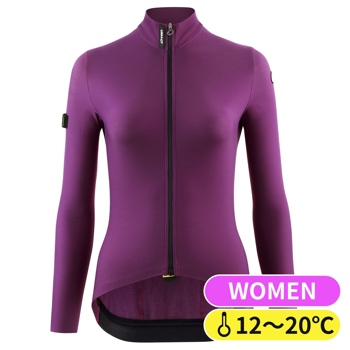 【OUTLET】2024 UMA GT SPRING FALL JERSEY C2 alchemy purple(レディース 春秋・初冬向け フリース生地で柔らかな長袖ジャージ)