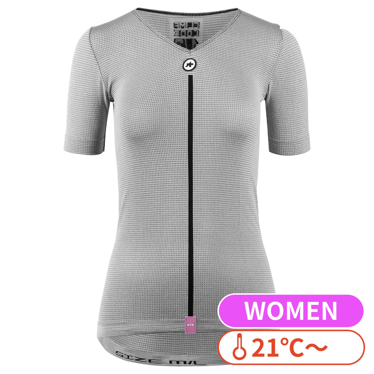 【OUTLET】2025 WOMEN'S V-NECK / SUMMER SS SKIN LAYER P1(さらっと自然な着心地の、夏向け 半袖インナー)