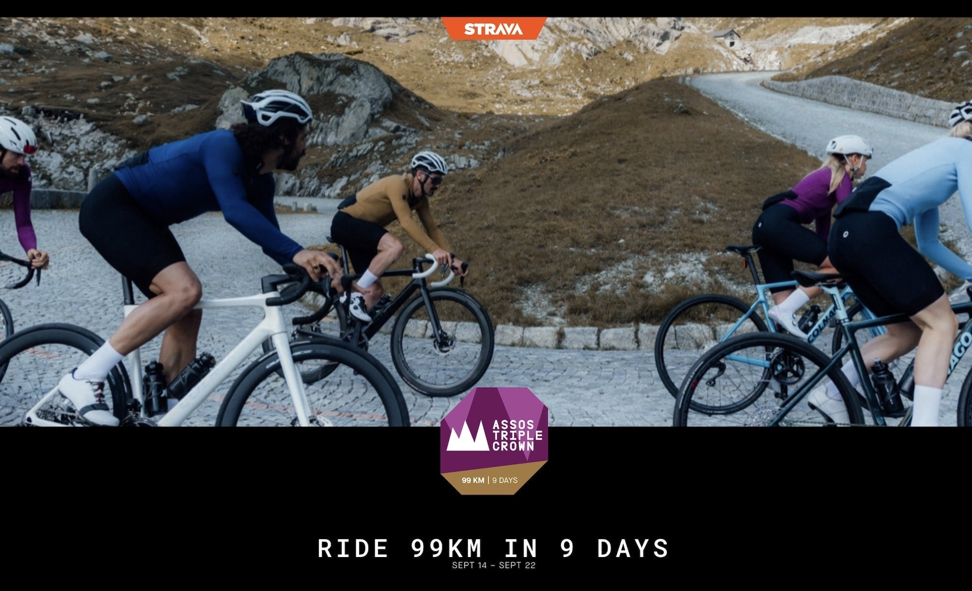 ASSOS TRIPLE CROWN / STRAVA CHALLENGE キャンペーン開催