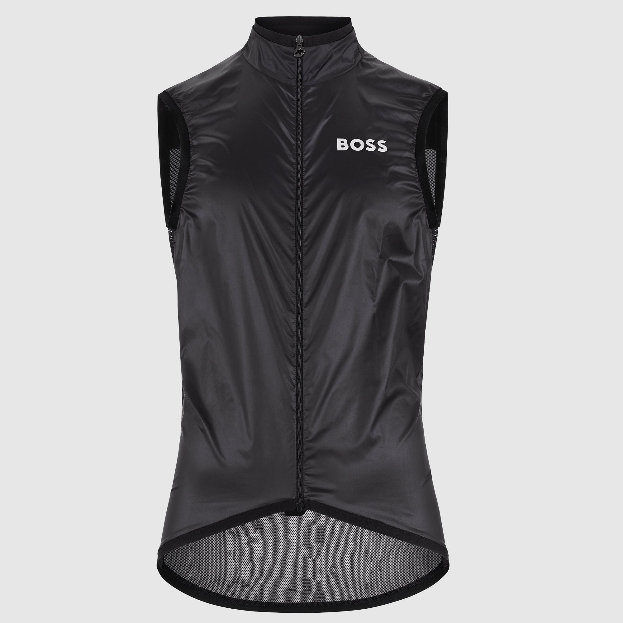 【OUTLET】2024 BOSS × ASSOS / MILLE GT WIND VEST C2 black（極薄・超軽量でコンパクトに収納できるウィンドベスト）