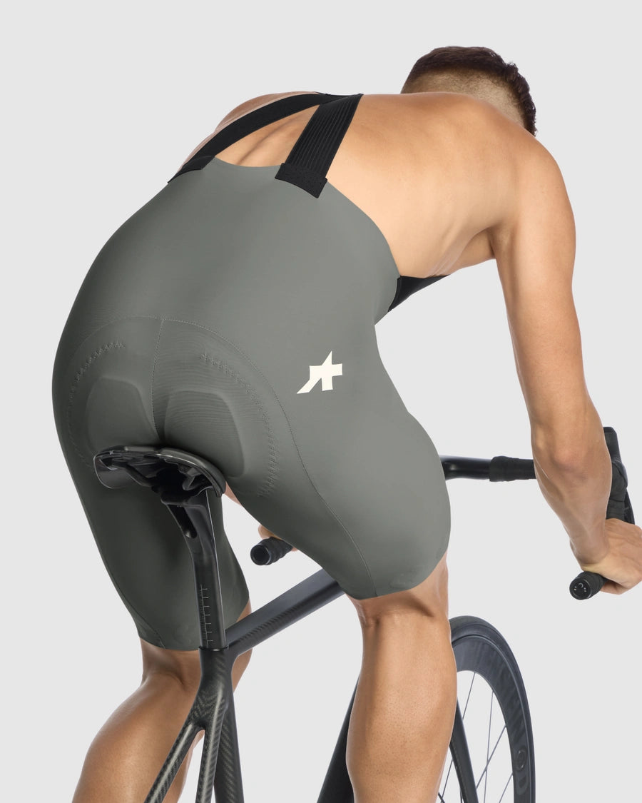 EQUIPE R BIB SHORTS S11 edge green（レーシング系 ビブショーツ / パッド厚9mm）