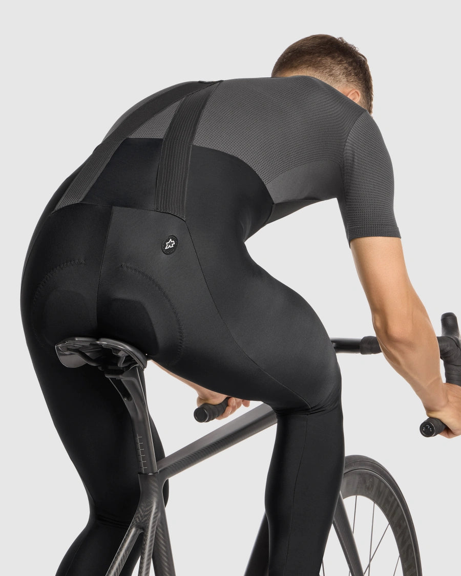 【新製品】MILLE GT SPRING FALL BIB TIGHTS S11 black（アソス史上最も薄手の、早い使い始めが可能なビブタイツ / パッド厚12mm）