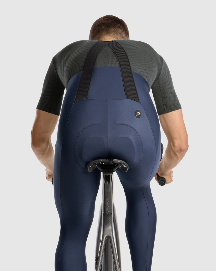 【OUTLET】2025 MILLE GT SPRING FALL BIB TIGHTS S11 primal blue（アソス史上最も薄手の、早い使い始めが可能なビブタイツ / パッド厚12mm）