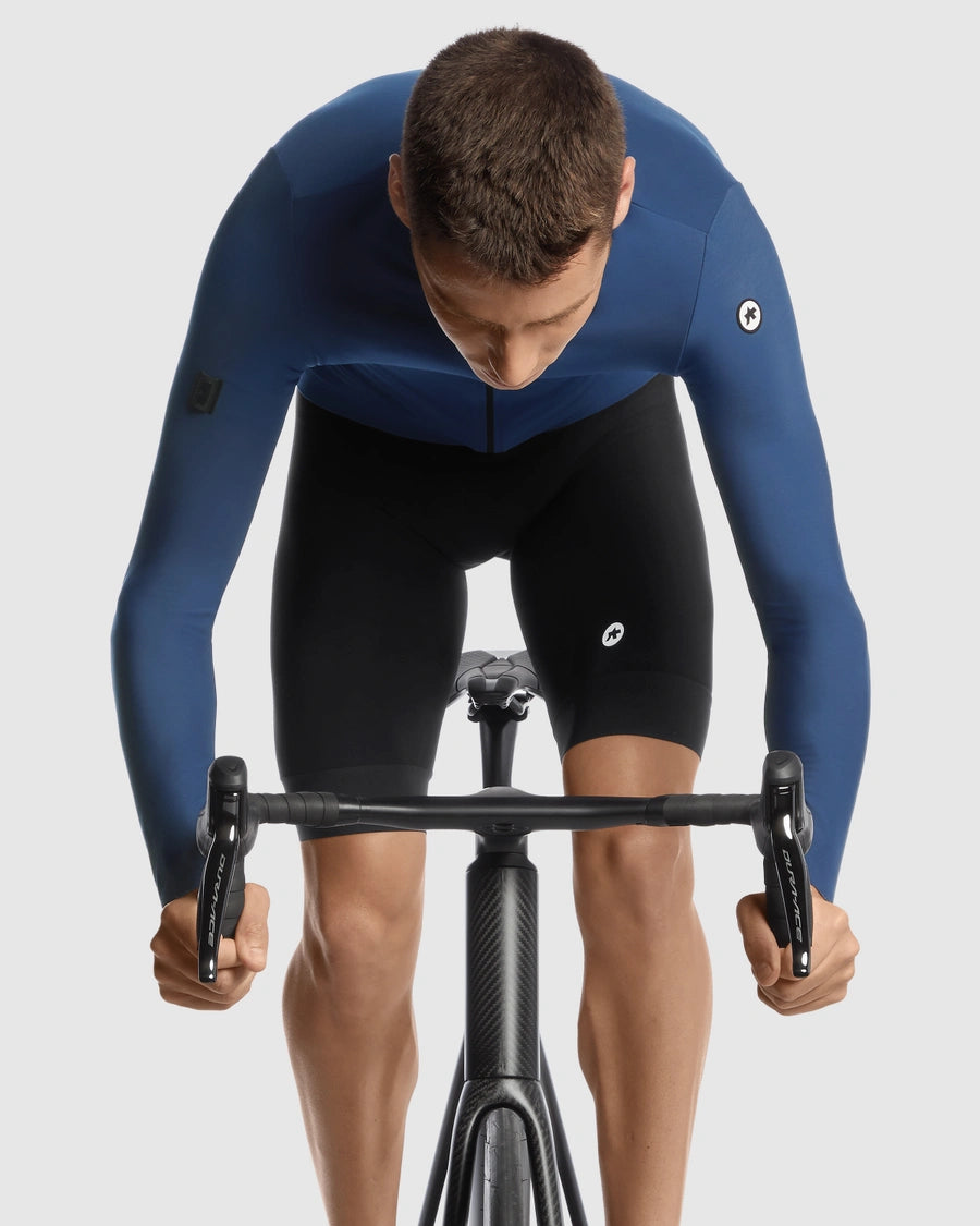 MILLE GT SPRING FALL LS JERSEY C2 stone blue（フリース生地で柔らかな長袖ジャージ）