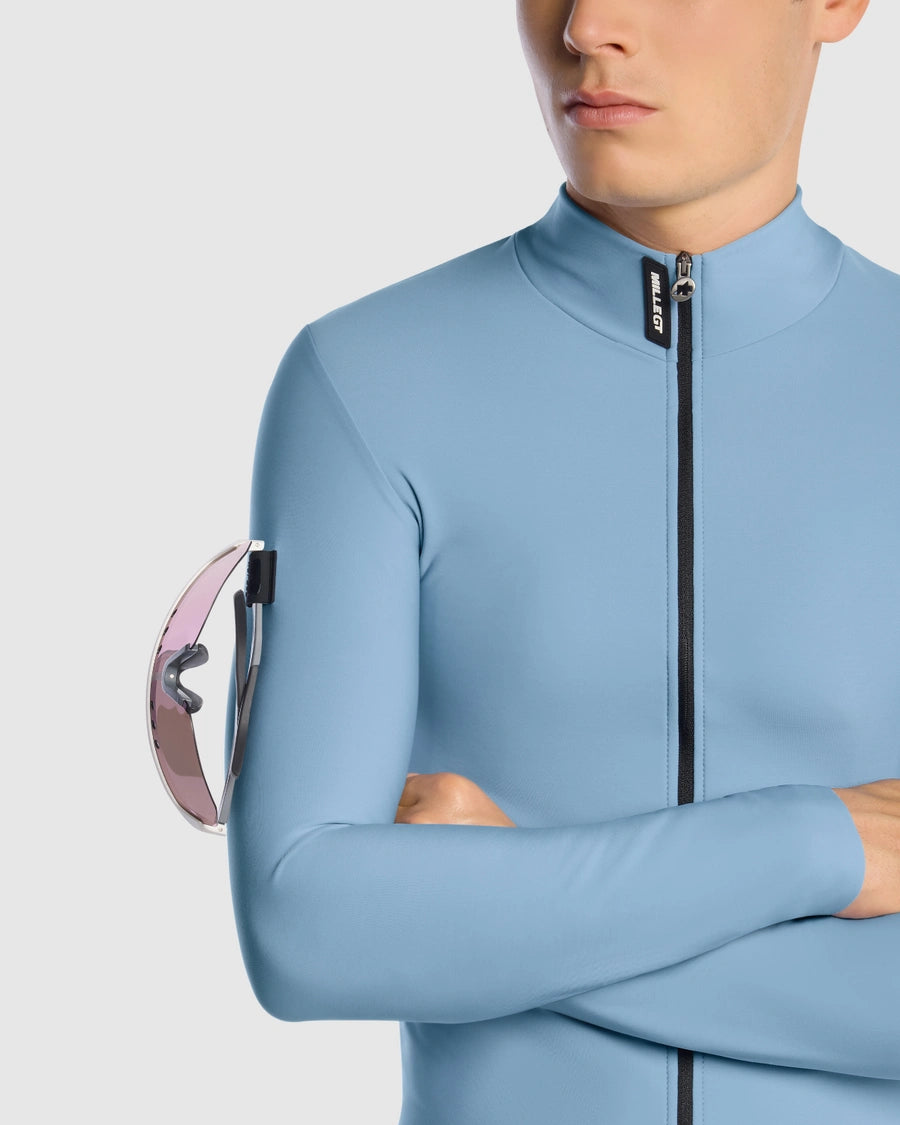 【OUTLET】2024 MILLE GT SPRING FALL LS JERSEY C2 thunder blue（春秋・初冬向け フリース生地で柔らかな長袖ジャージ）
