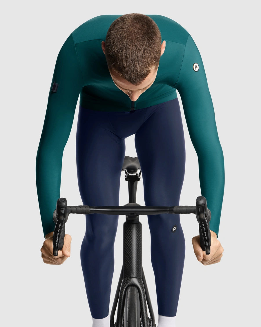 【OUTLET】2025 MILLE GT SPRING FALL LS JERSEY C2 foundation green（全体が柔らかなフリース生地の、秋向けの長袖ジャージ）