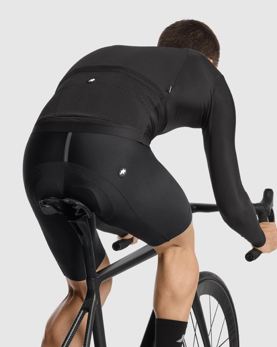 EQUIPE R SPRING FALL JERSEY S11 black（正面と腕はフリース、背面はメッシュのエアロフィットジャージ）