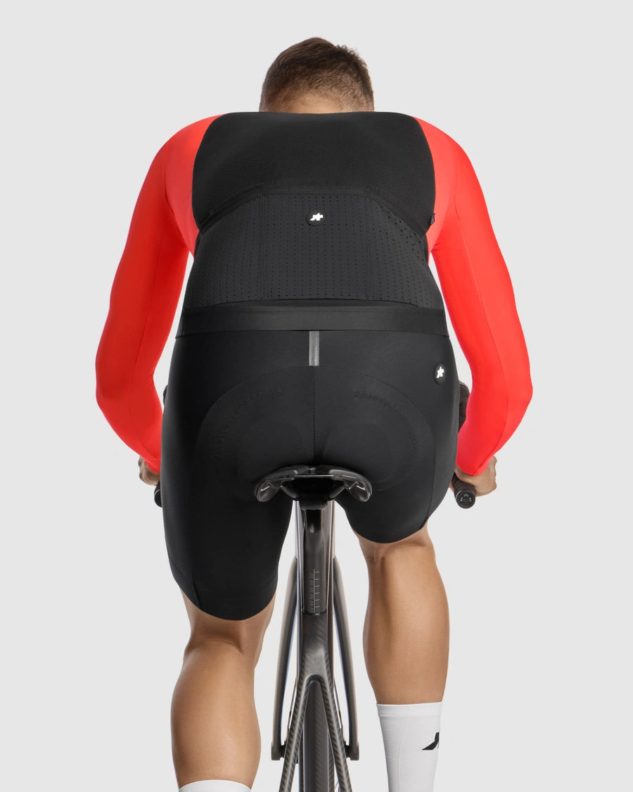 【OUTLET】2026 EQUIPE R SPRING FALL JERSEY S11 lolly red（フリース素材に背面メッシュを組み合わせた、秋向けのエアロフィット長袖ジャージ）