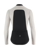 EQUIPE R SPRING FALL JERSEY S11 almond milk（フリース素材に背面メッシュを組み合わせた、秋向けのエアロフィット長袖ジャージ）