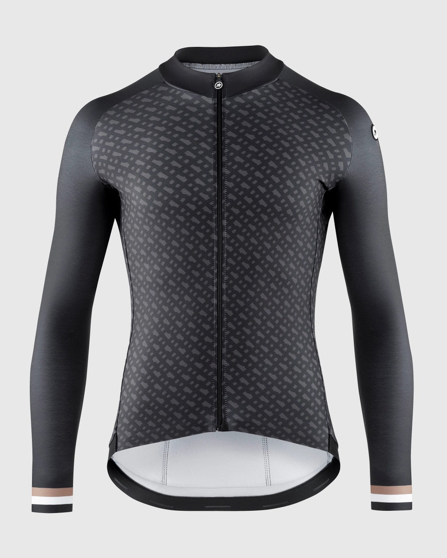 【OUTLET】2024 BOSS × ASSOS / MILLE GT SPRING FALL LS JERSEY C2 black（春秋・初冬向け フリース生地で柔らかな長袖ジャージ）