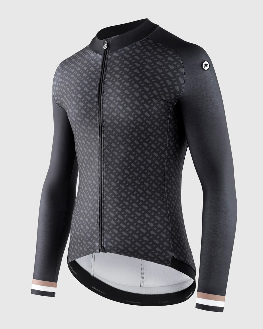 【OUTLET】2024 BOSS × ASSOS / MILLE GT SPRING FALL LS JERSEY C2 black（春秋・初冬向け フリース生地で柔らかな長袖ジャージ）
