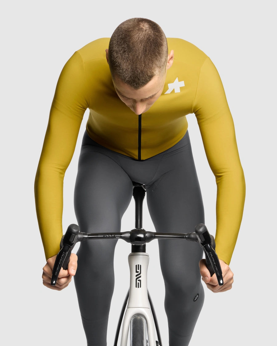【新入荷】MILLE GT SPRING FALL JERSEY S11 golden yellow（全体が柔らかなフリース生地の、秋向けの長袖ジャージ）