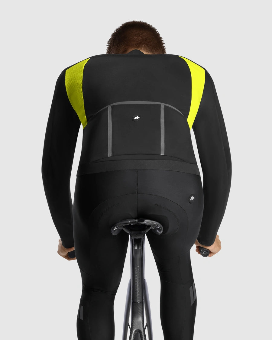 【OUTLET】2024 EQUIPE R "HABU" WINTER JACKET S11 optic yellow（全体的に軽やかながら、腕の暖かさをより強化したウィンタージャケット）