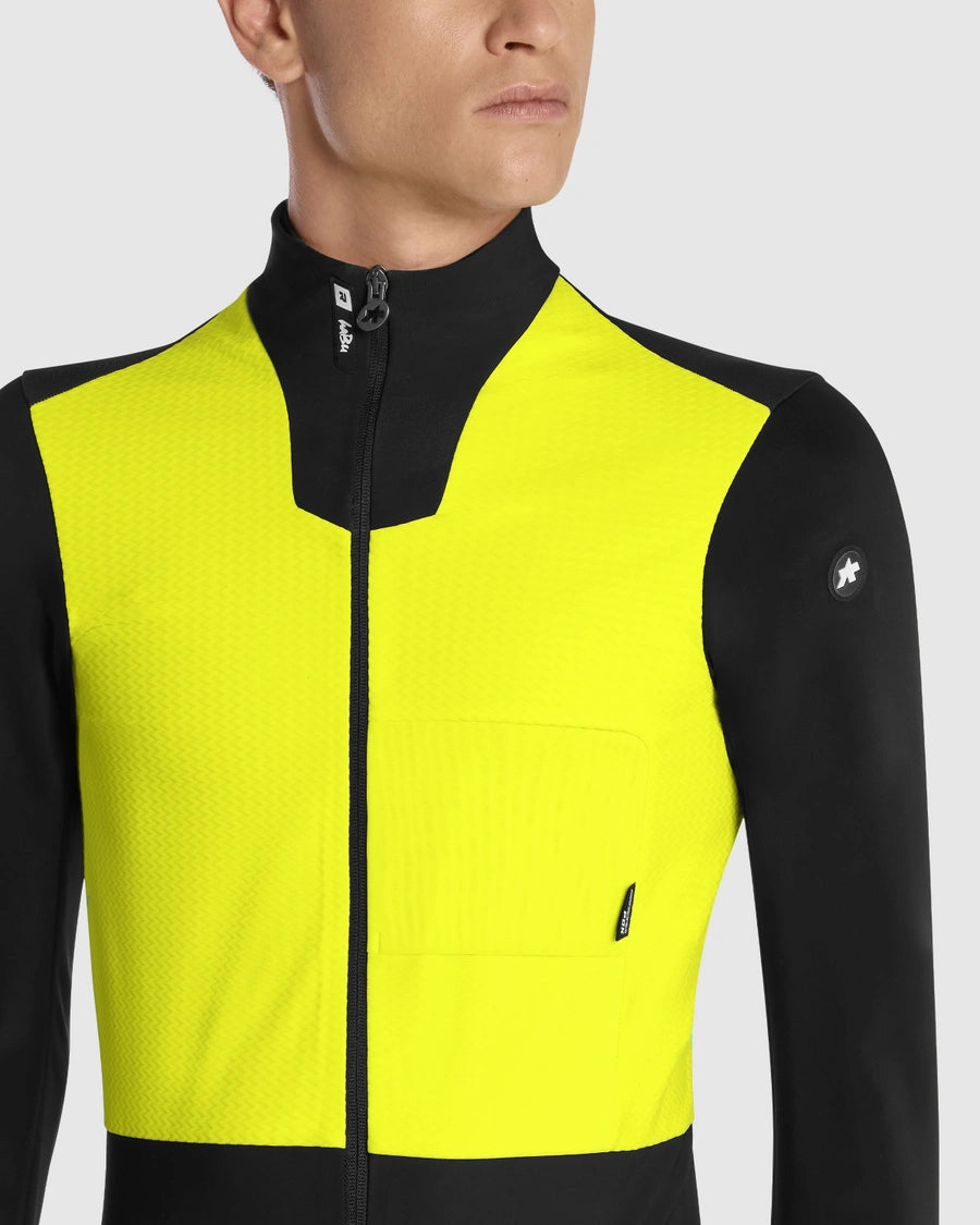 【OUTLET】2024 EQUIPE R "HABU" WINTER JACKET S11 optic yellow（全体的に軽やかながら、腕の暖かさをより強化したウィンタージャケット）