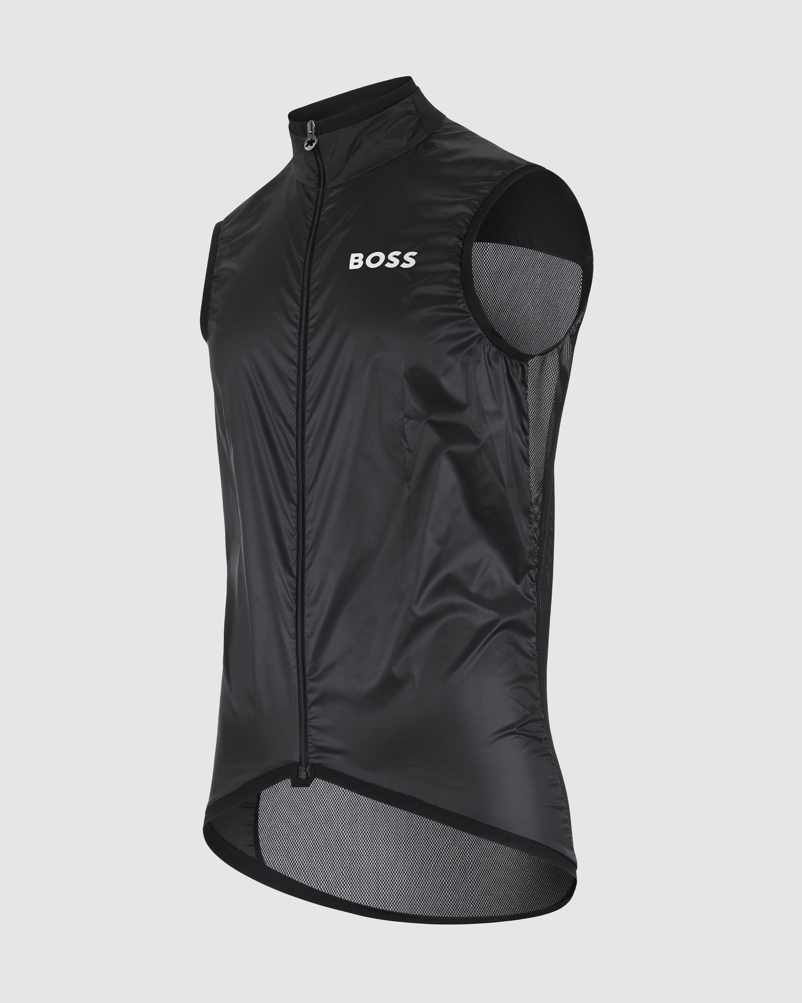 【OUTLET】2024 BOSS × ASSOS / MILLE GT WIND VEST C2 black（極薄・超軽量でコンパクトに収納できるウィンドベスト）