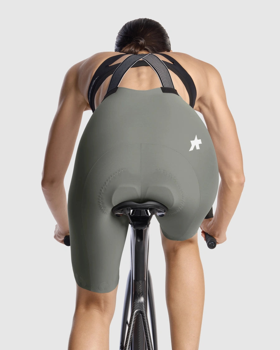 DYORA R BIB SHORTS S11 edge green（レディース レーシング系 ビブショーツ / パッド厚9mm）