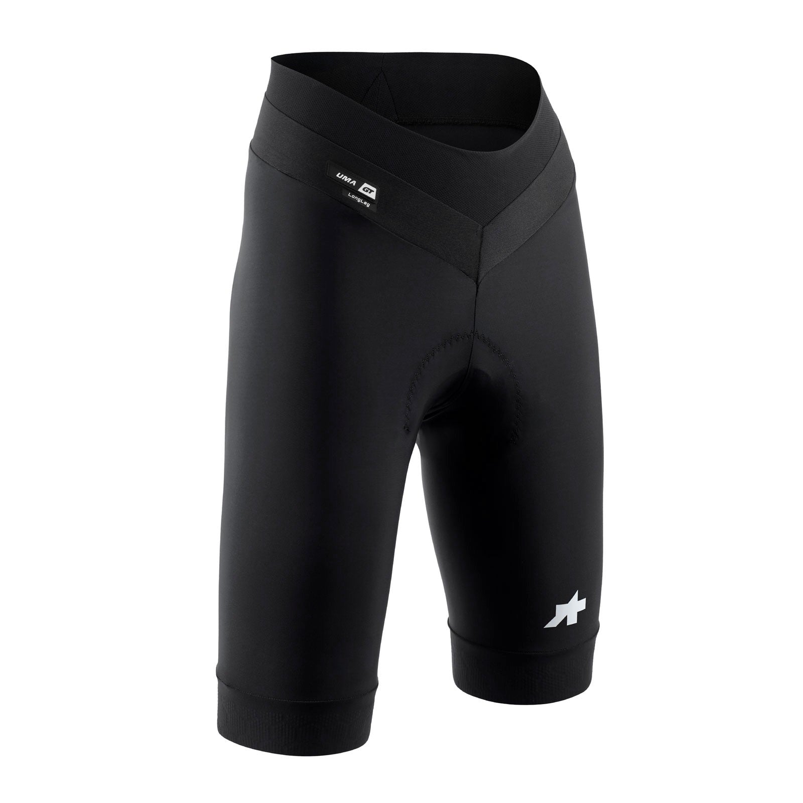UMA GT HALF SHORTS S11 ロング丈 black（標準グレード /レディース ビブ無しショーツ / 裾丈3cmプラス / パッド厚12mm）