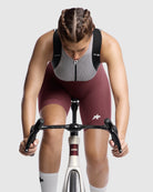 UMA GT BIB SHORTS S11 burgundy red（標準グレード / レディース エンデュランス ビブショーツ / パッド厚12mm）
