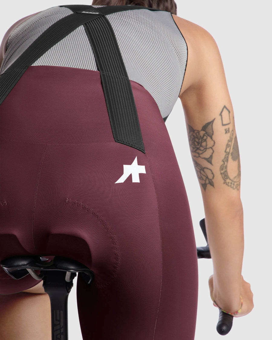 UMA GT BIB SHORTS S11 burgundy red（標準グレード / レディース エンデュランス ビブショーツ / パッド厚12mm）