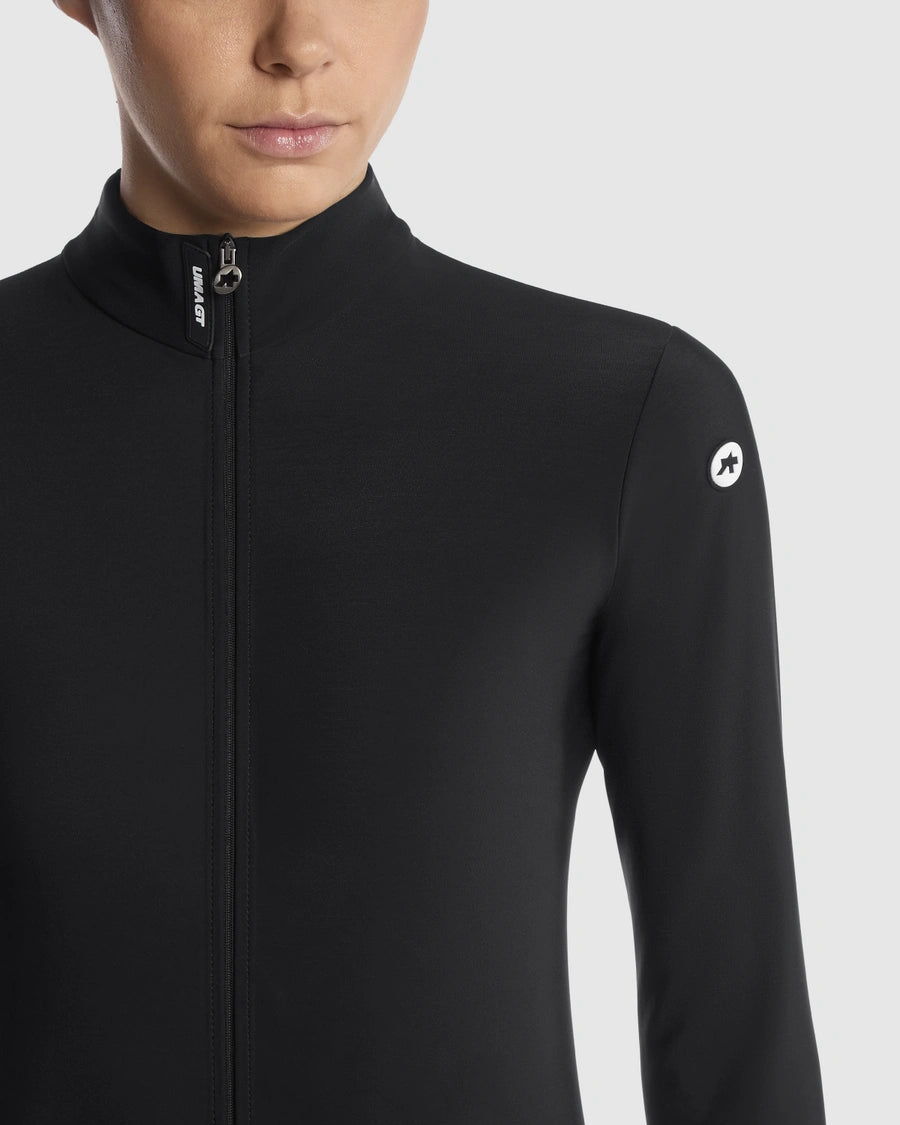 【OUTLET】2025 UMA GT SPRING FALL JERSEY C2 black（レディース 春秋・初冬向け フリース生地で柔らかな長袖ジャージ）