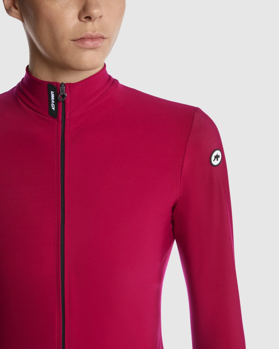 【OUTLET】2023 UMA GT SPRING FALL JERSEY C2 bolgheri red（レディース フリース生地で柔らかな長袖ジャージ）