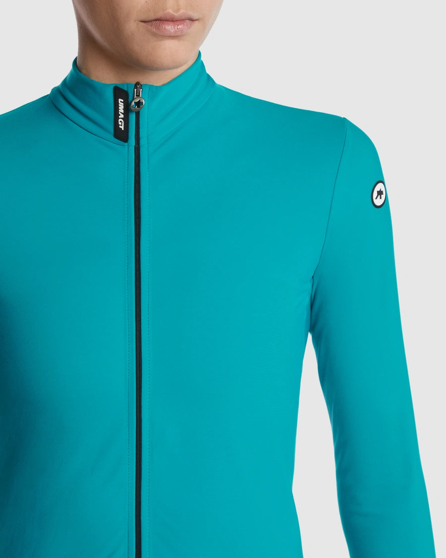 【OUTLET】2023 UMA GT SPRING FALL JERSEY C2 turquoise green（レディース フリース生地で柔らかな長袖ジャージ）