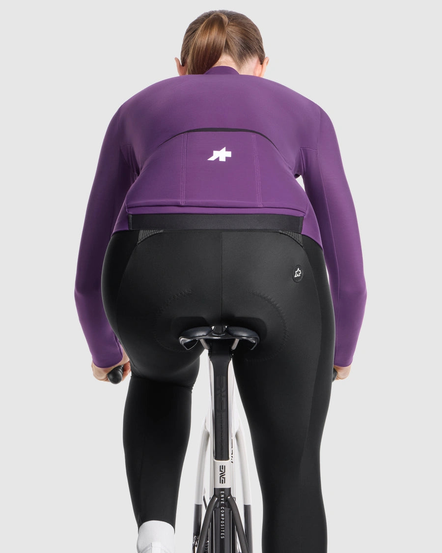 【新入荷】WOMEN'S MILLE GT SPRING FALL JERSEY S11 wisteria violet（レディース 全体が柔らかなフリース生地の、秋向けの長袖ジャージ）