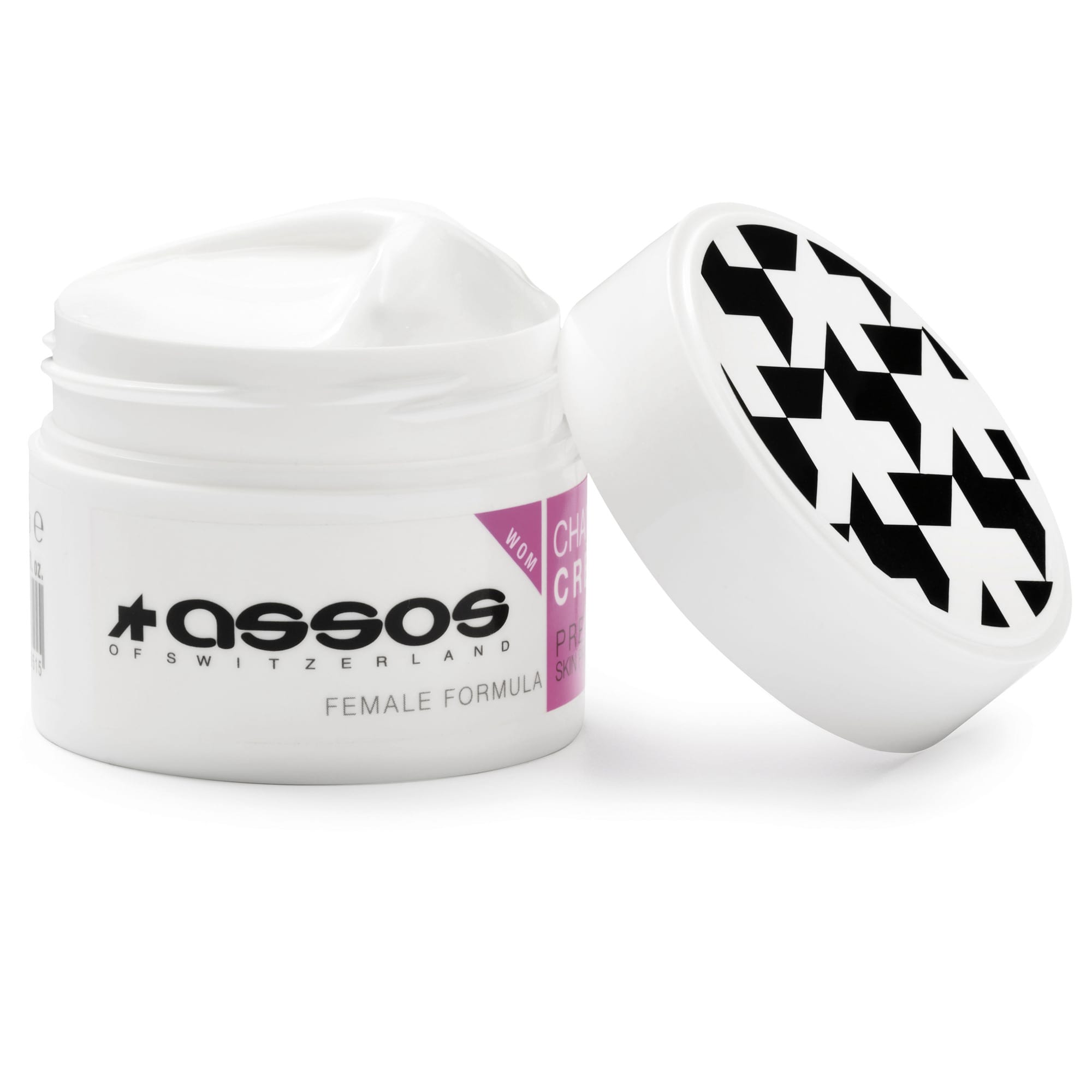 新商品【ASSOS / アソス】CHAMOIS CREME WOMEN 75ml　小容量タイプ（女性・敏感肌向け 擦れ予防・パッドの衛生状態を保つ為のクリーム）