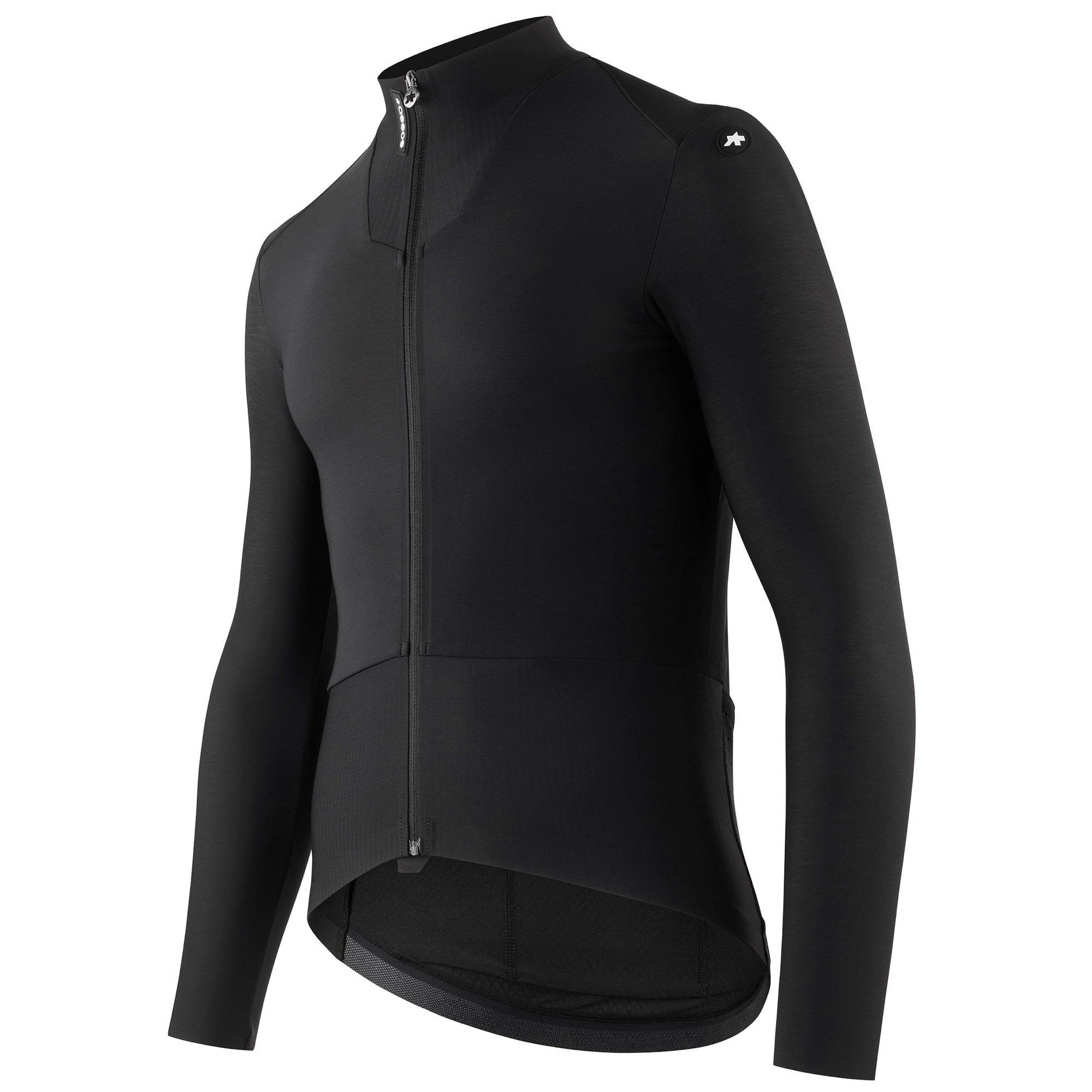 EQUIPE R SPRING FALL JERSEY S11 black（正面と腕はフリース、背面はメッシュのエアロフィットジャージ）