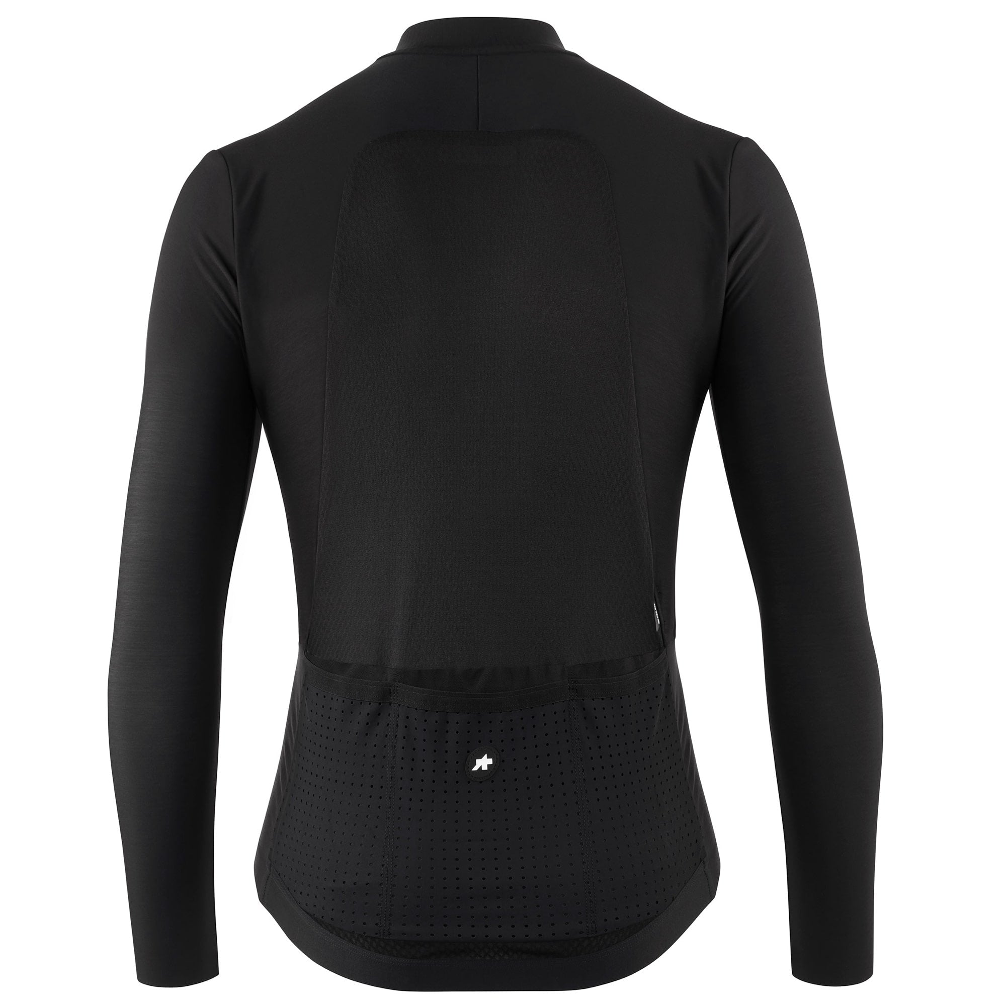 EQUIPE R SPRING FALL JERSEY S11 black（正面と腕はフリース、背面はメッシュのエアロフィットジャージ）