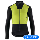 【OUTLET】2024 EQUIPE R "HABU" WINTER JACKET S11 optic yellow（全体的に軽やかながら、腕の暖かさをより強化したウィンタージャケット）
