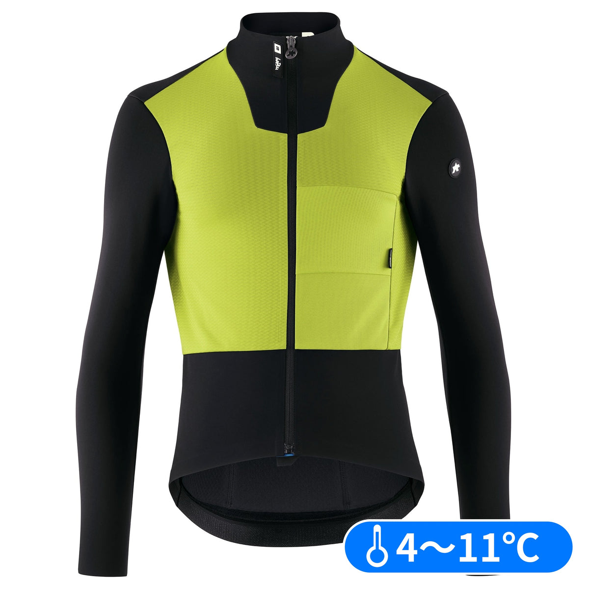 【OUTLET】2024 EQUIPE R "HABU" WINTER JACKET S11 optic yellow（全体的に軽やかながら、腕の暖かさをより強化したウィンタージャケット）