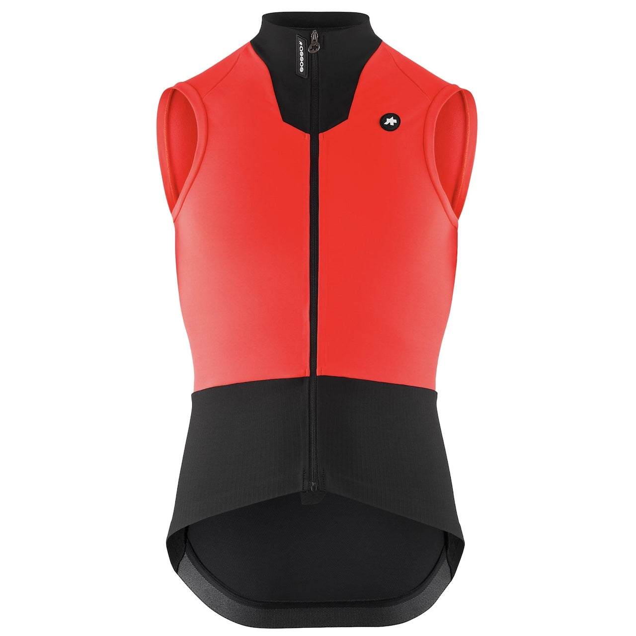 【新色】EQUIPE R SPRING FALL GILET S11 lolly red（背面ポケットの付いた、柔らかいフリース生地を使った保温性ベスト）