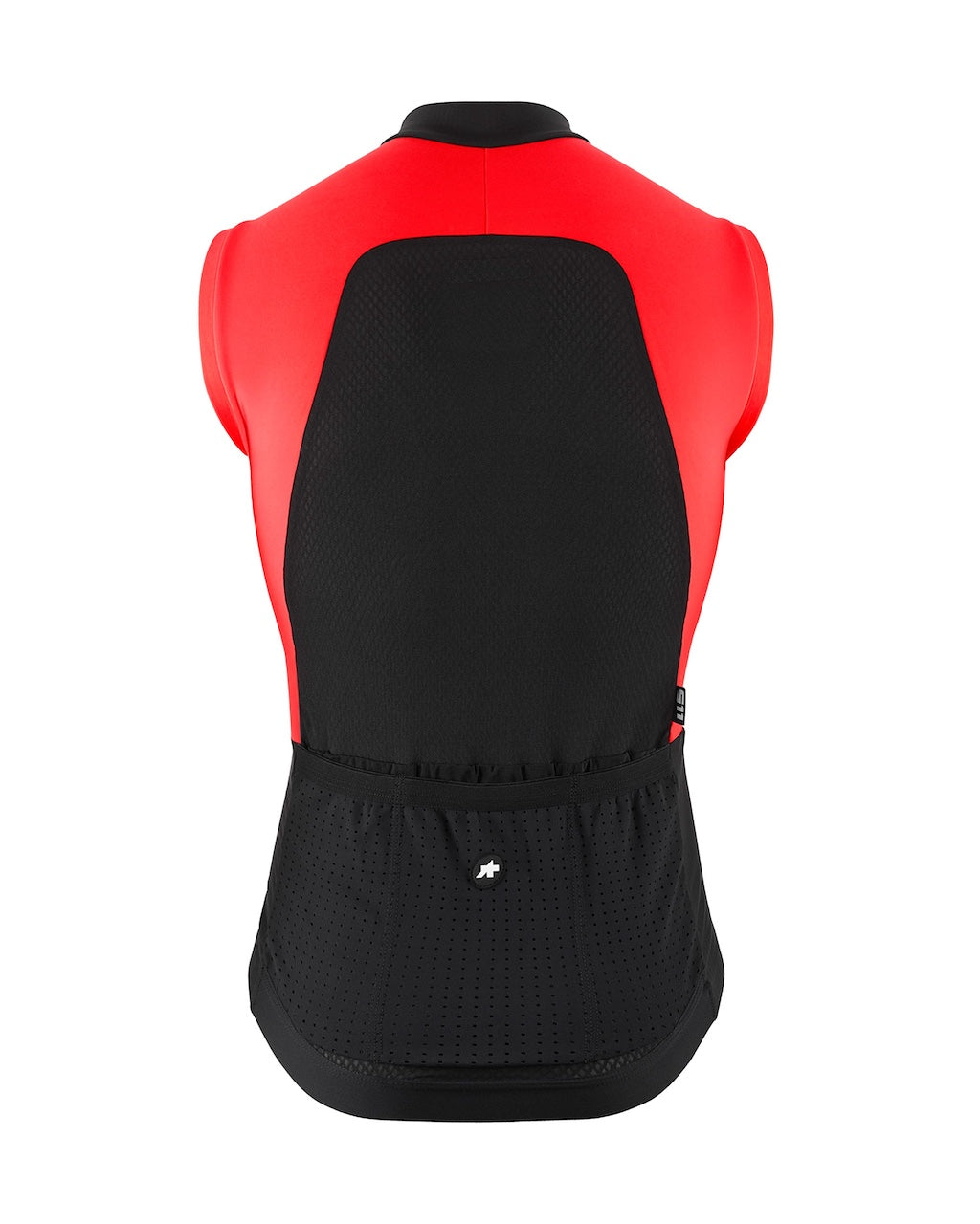 【新色】EQUIPE R SPRING FALL GILET S11 lolly red（背面ポケットの付いた、柔らかいフリース生地を使った保温性ベスト）