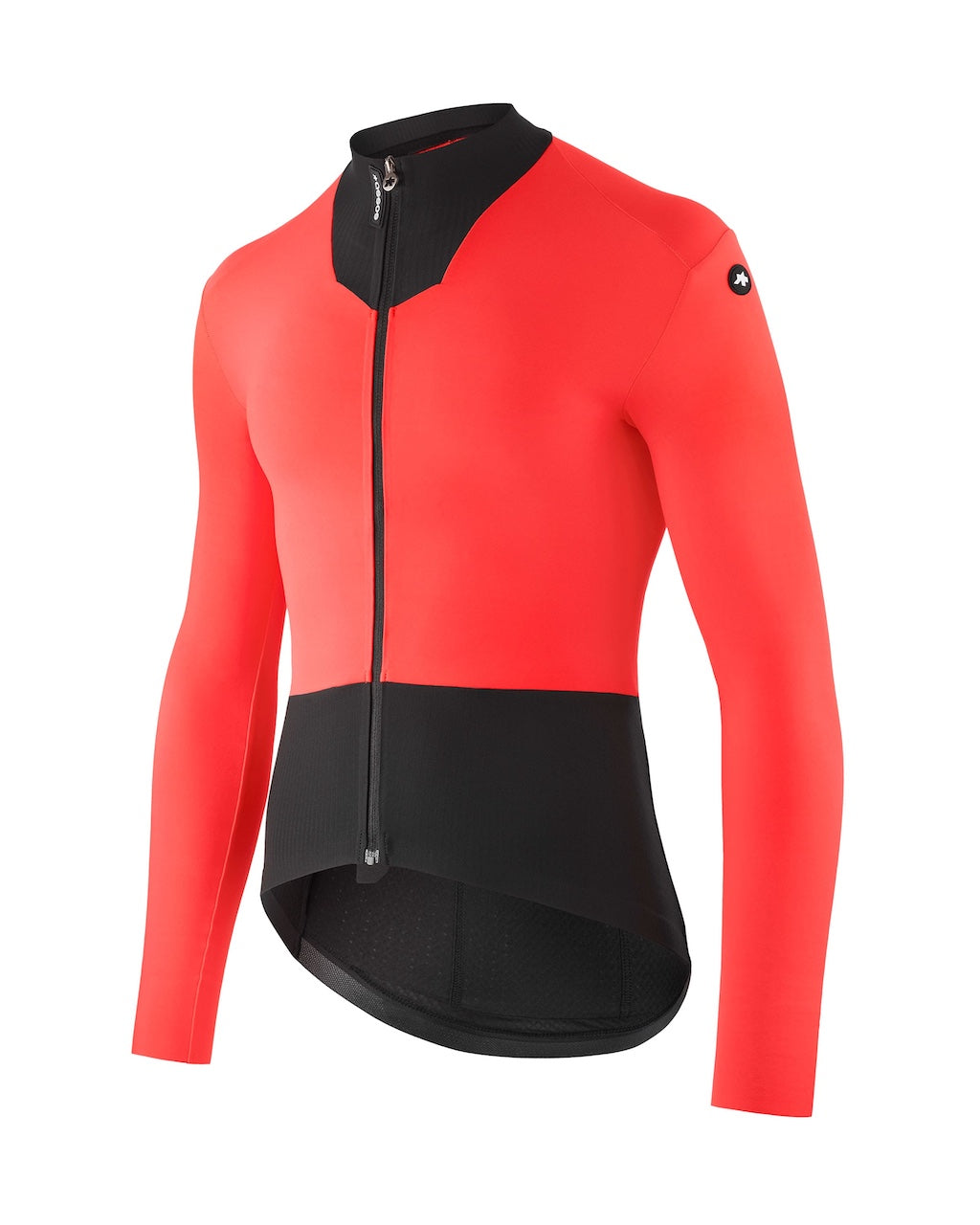 【OUTLET】2026 EQUIPE R SPRING FALL JERSEY S11 lolly red（フリース素材に背面メッシュを組み合わせた、秋向けのエアロフィット長袖ジャージ）/ Lサイズ 1点限り