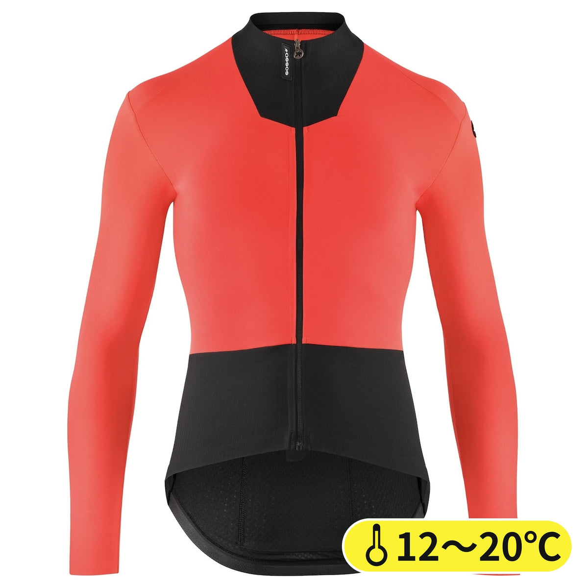 【OUTLET】2026 EQUIPE R SPRING FALL JERSEY S11 lolly red（フリース素材に背面メッシュを組み合わせた、秋向けのエアロフィット長袖ジャージ）