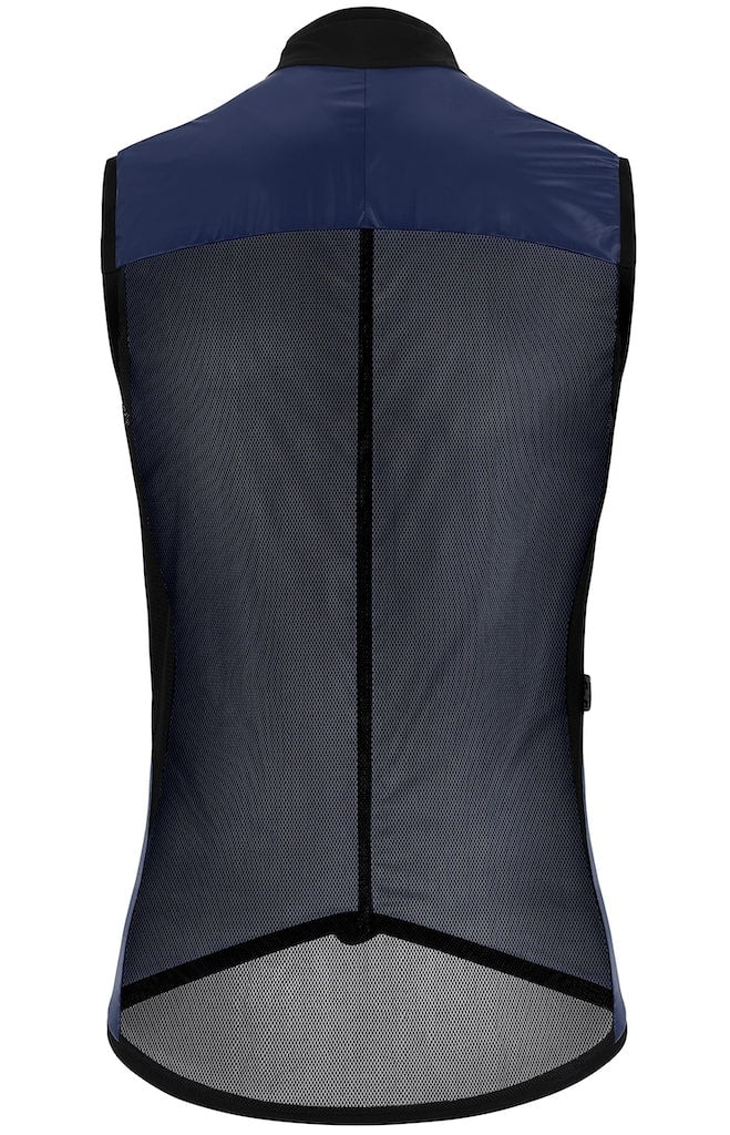 【ASSOS / アソス】MILLE GT WIND VEST C2 genesi blue（軽量 ウィンドシェル ベスト）