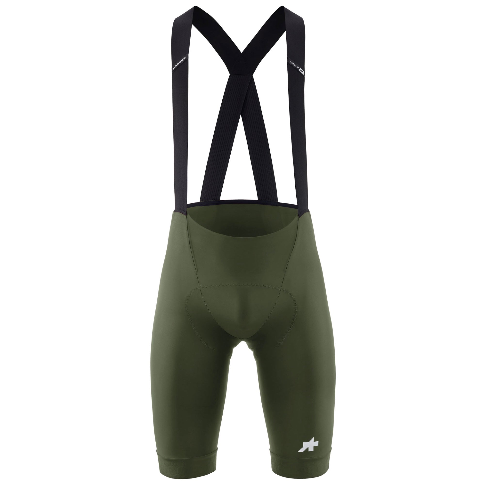 MILLE GT BIB SHORTS S11 moss green（標準グレード / エンデュランス ビブショーツ / パッド厚12mm）