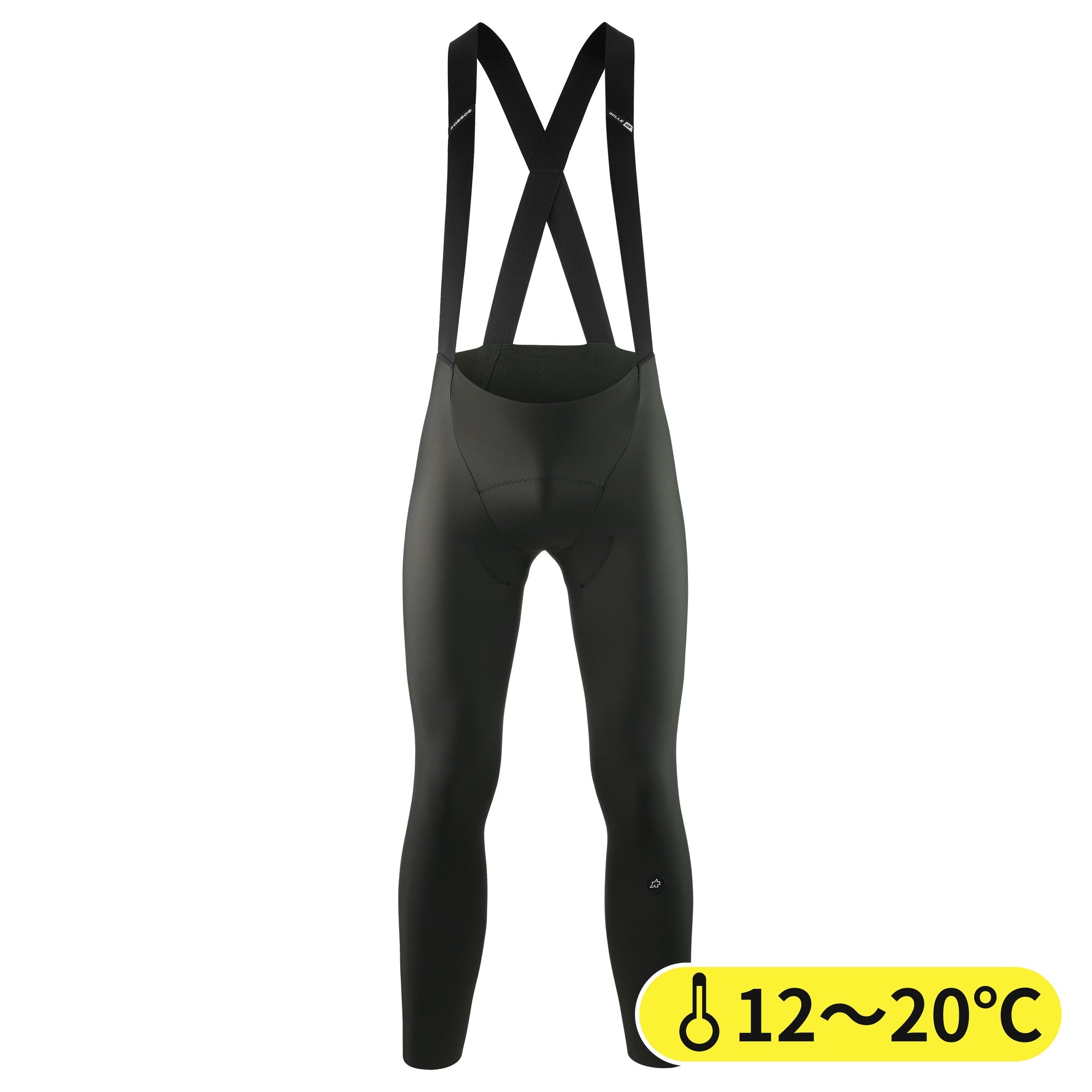 MILLE GT SPRING FALL BIB TIGHTS S11 deep green（アソス史上最も薄手
