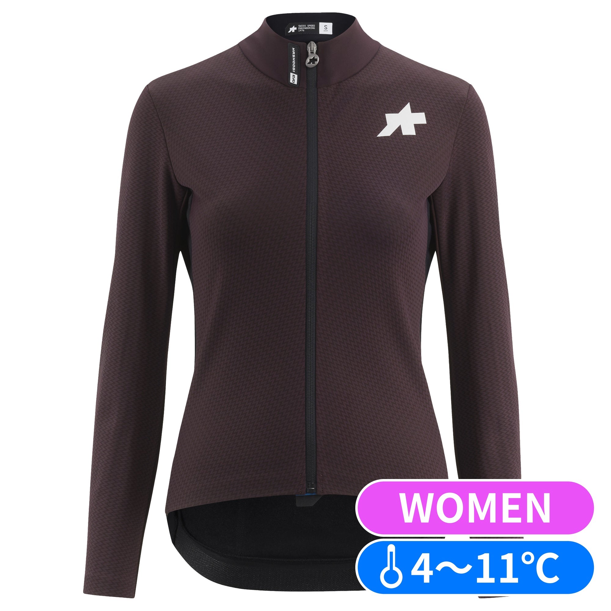 【新入荷】WOMEN'S MILLE GT WINTER JACKET S11 EVO mulberry brown（レディース 標準的なスペックで、アソスの冬の定番的なウィンタージャケット）